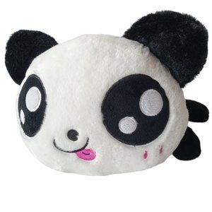 Hank Lu  Toy Big Head Panda Doll Black and White Bear Plush 20" long